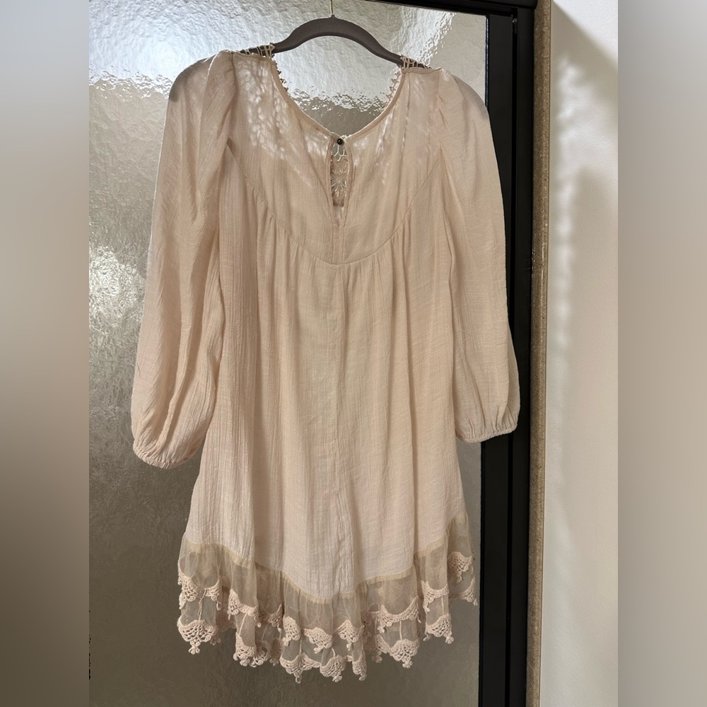 Boho cream shirt